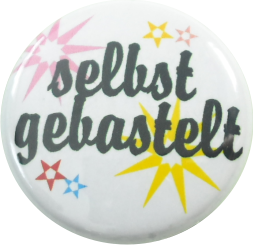 selbst gebastelt button